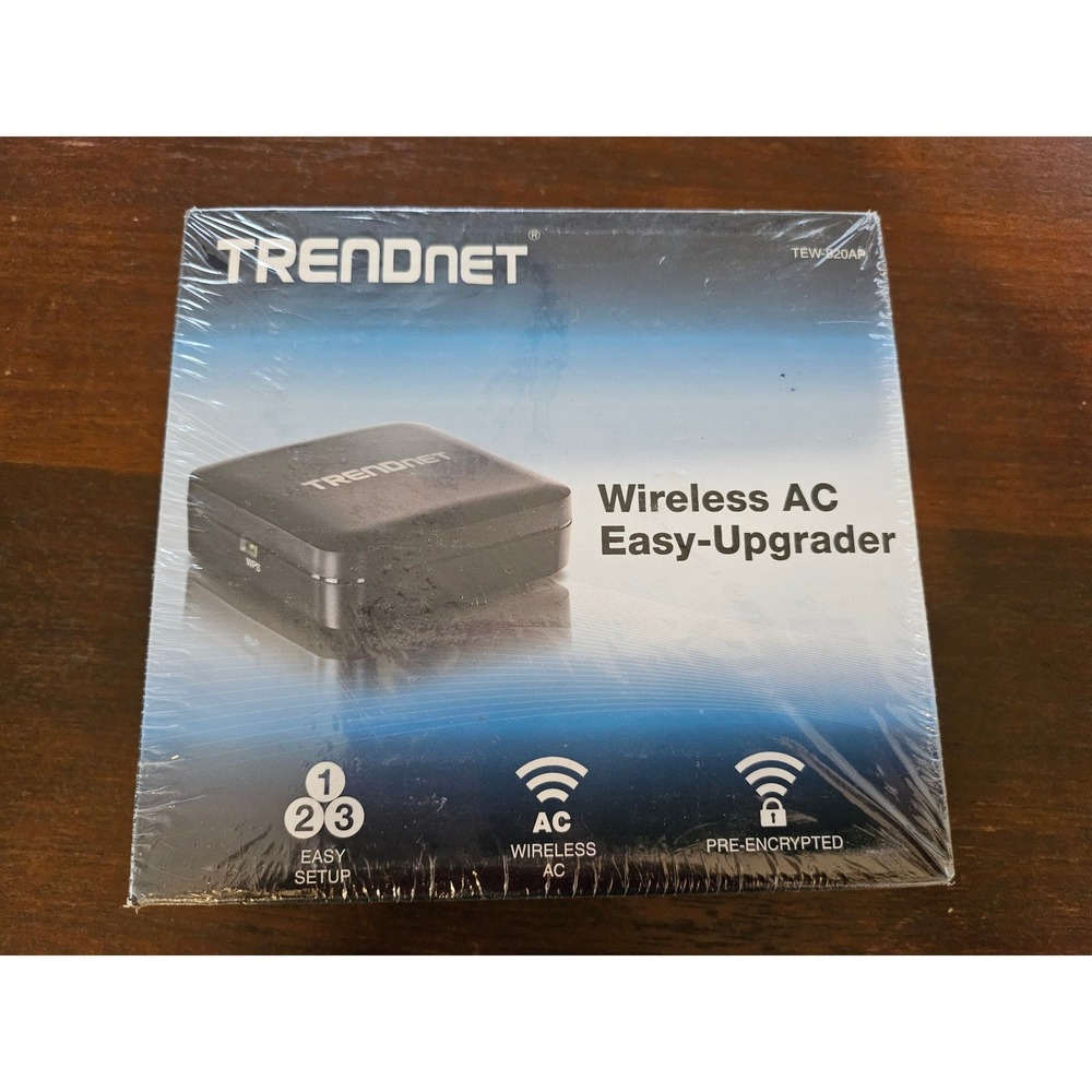TRENDnet Wireless AC Easy-Upgrader TEW-820AP Black WiFi Network Bridge N/A